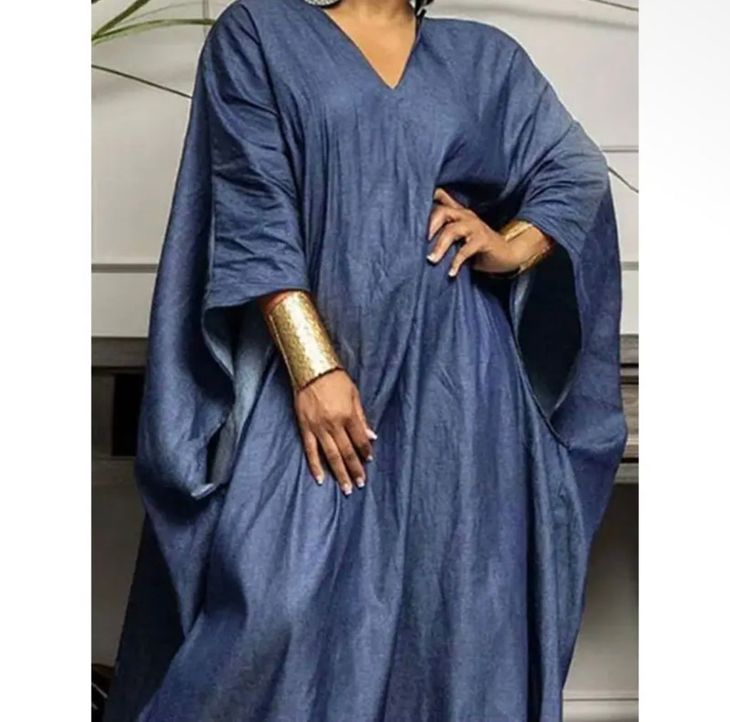 Oversized Sleeve Maxi Dress