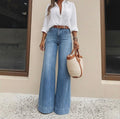 Classic High-Rise Wide-Leg Jeans