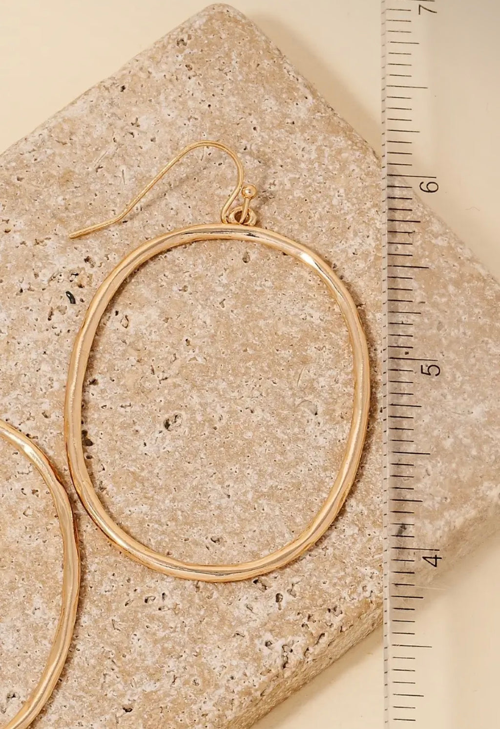The Everyday Gold Oval Hoops