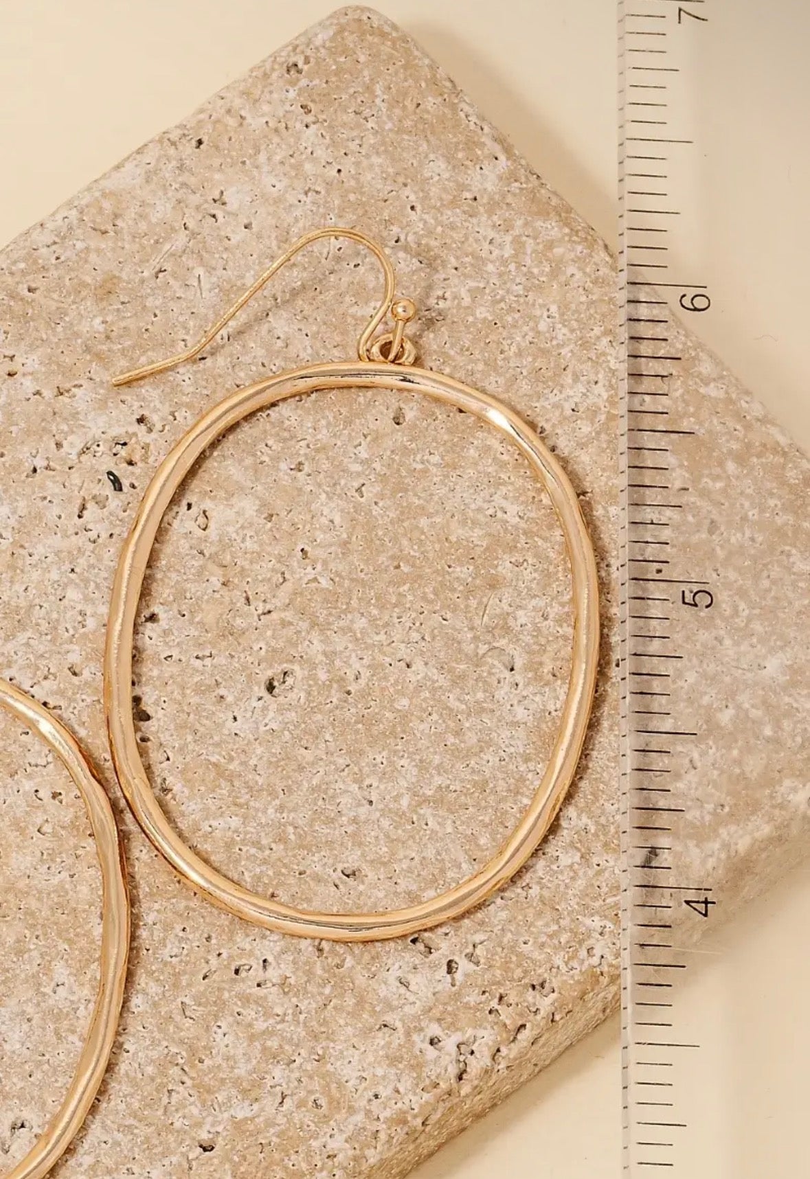 The Everyday Gold Oval Hoops