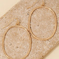 The Everyday Gold Oval Hoops