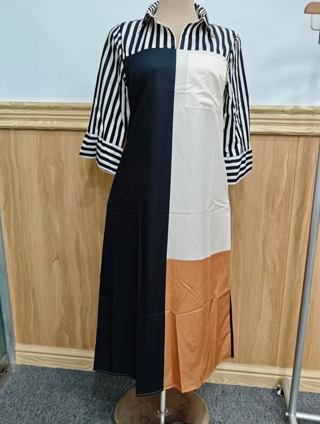 The Three-Tone Statement Dress