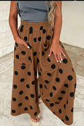 The Statement Dot Wide-Leg Pants