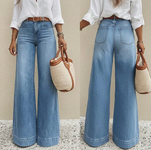 Classic High-Rise Wide-Leg Jeans