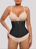 11 Steel Bone Front Zipper Tummy Control Waist Trainer